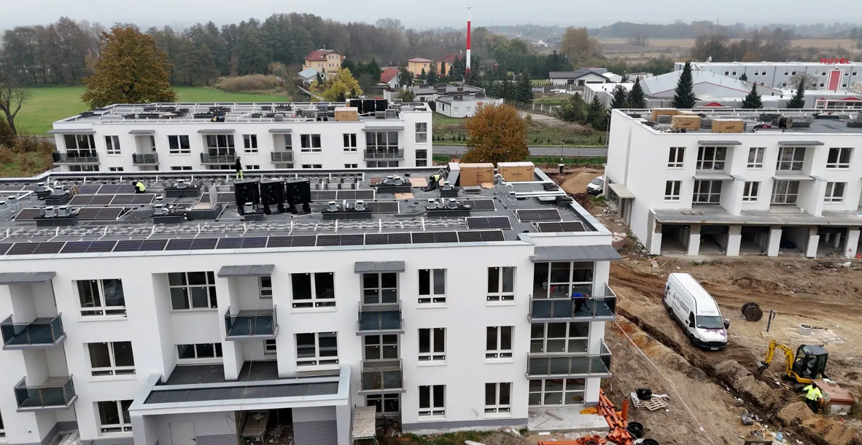 Instalacja PV na dachu – zbliżenie